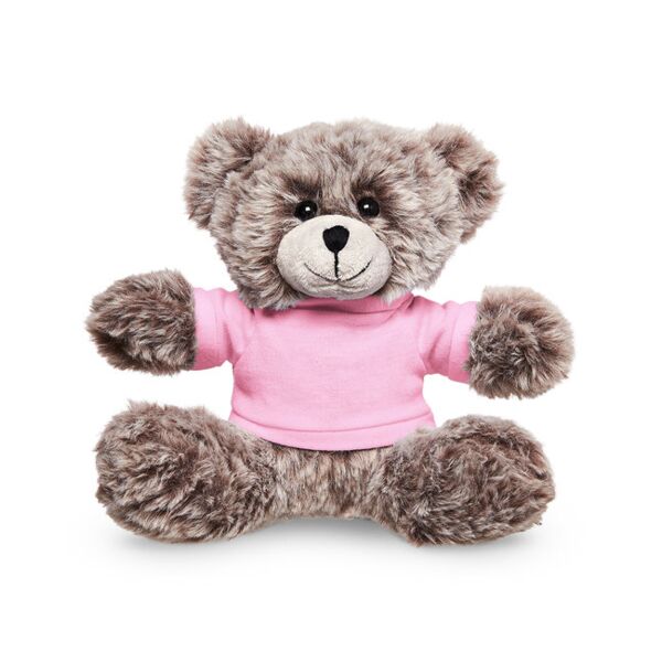 7" Soft Plush Bear With T-Shirt Thumbnail