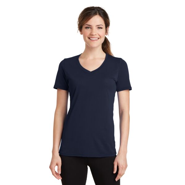 Ladies 65/35 Performance V-Neck T-Shirt Thumbnail