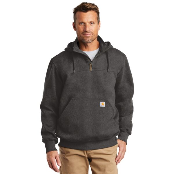 Rain Defender ® Paxton Heavyweight Hooded Zip Mock Sweatshirt Thumbnail